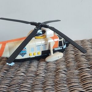 Vintage 2010 Tonka Hard Plastic Coast Guard Rescue Force Helicoptor
